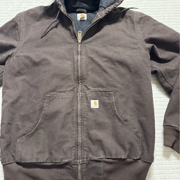 Carhartt Size:M(8/10) Women’s Brown Hooded Jacket - Picture 2 of 14